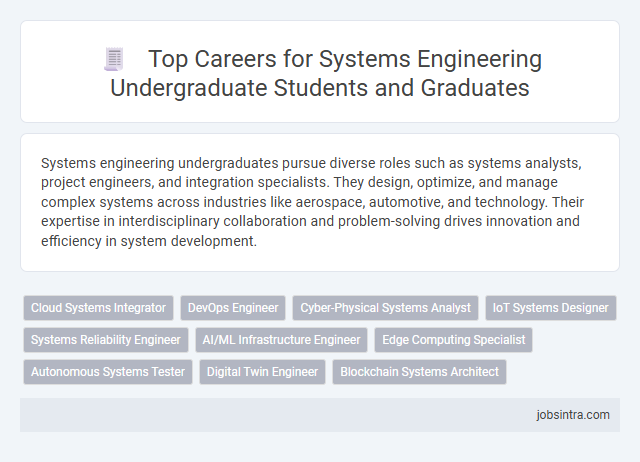 Top Careers for Systems Engineering Undergraduate Students and Graduates