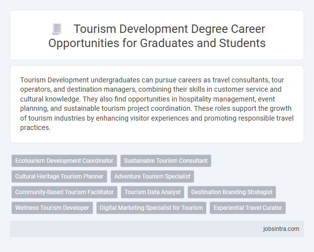 Tourism Development Degree Career Opportunities for Graduates and Students