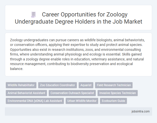 Career Opportunities for Zoology Undergraduate Degree Holders in the Job Market