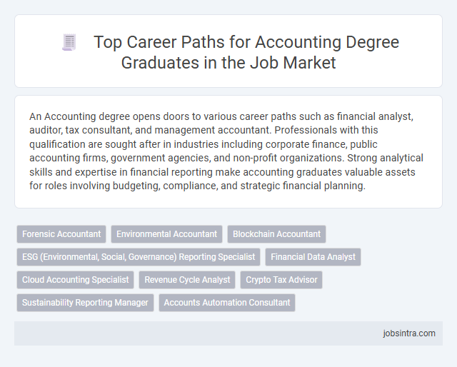 Top Career Paths for Accounting Degree Graduates in the Job Market