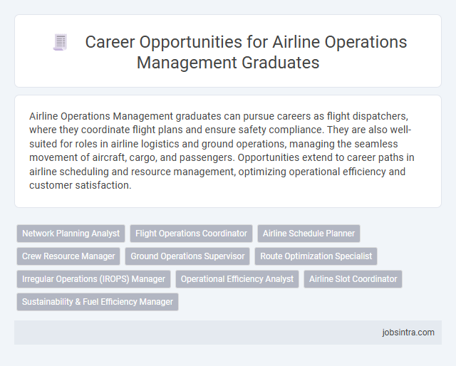 Career Opportunities for Airline Operations Management Graduates