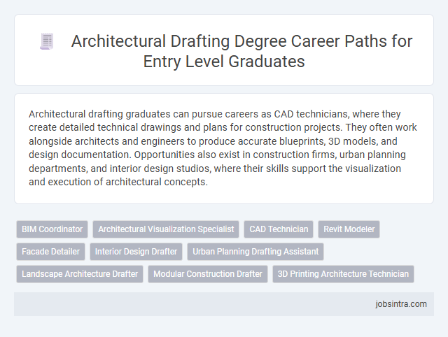 Architectural Drafting Degree Career Paths for Entry Level Graduates