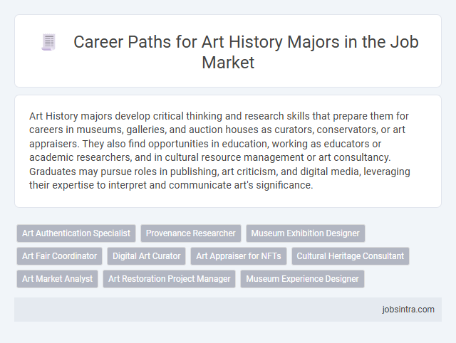 Career Paths for Art History Majors in the Job Market