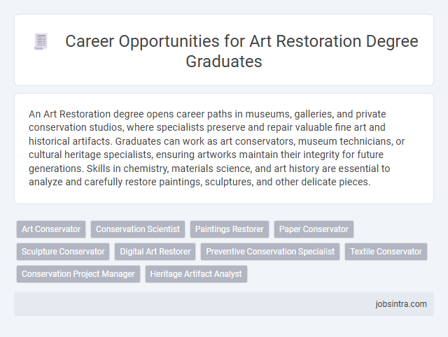 Career Opportunities for Art Restoration Degree Graduates