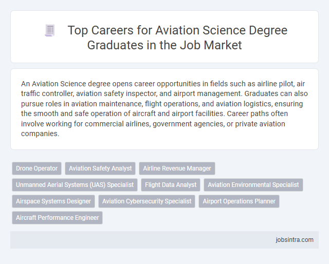 Top Careers for Aviation Science Degree Graduates in the Job Market