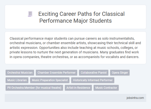 Exciting Career Paths for Classical Performance Major Students
