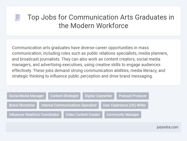 Top Jobs for Communication Arts Graduates in the Modern Workforce