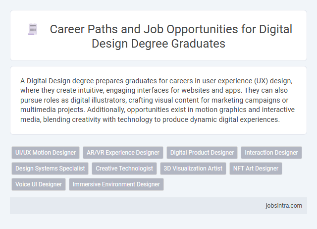 Career Paths and Job Opportunities for Digital Design Degree Graduates