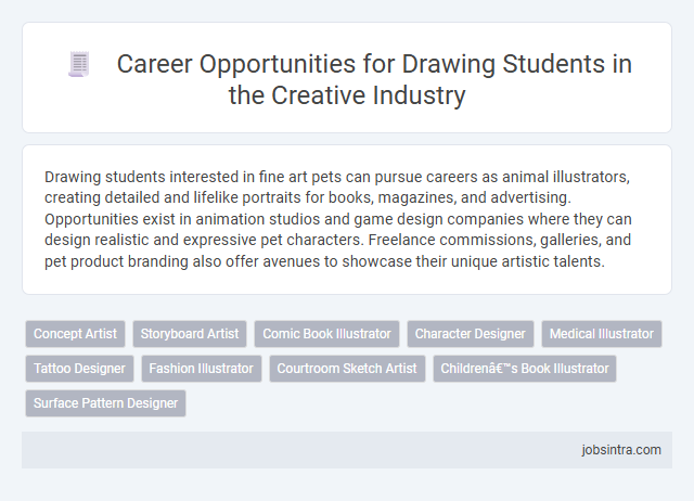 Career Opportunities for Drawing Students in the Creative Industry
