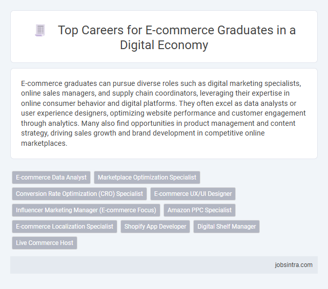 Top Careers for E-commerce Graduates in a Digital Economy