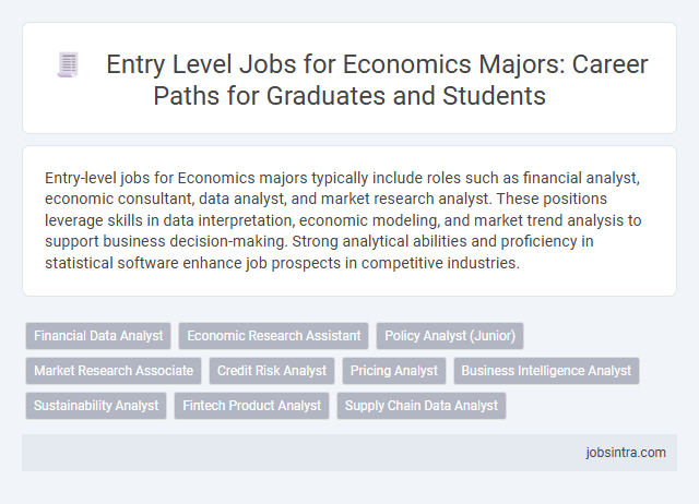Entry Level Jobs for Economics Majors: Career Paths for Graduates and Students
