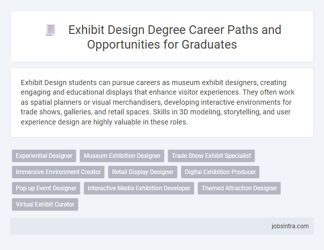 Exhibit Design Degree Career Paths and Opportunities for Graduates
