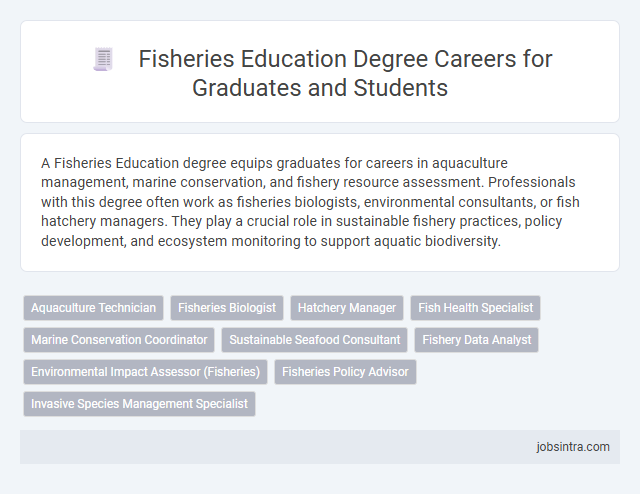Fisheries Education Degree Careers for Graduates and Students