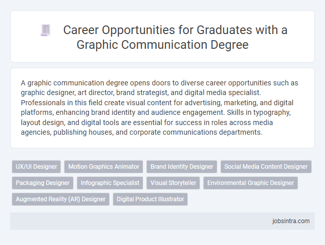 Career Opportunities for Graduates with a Graphic Communication Degree