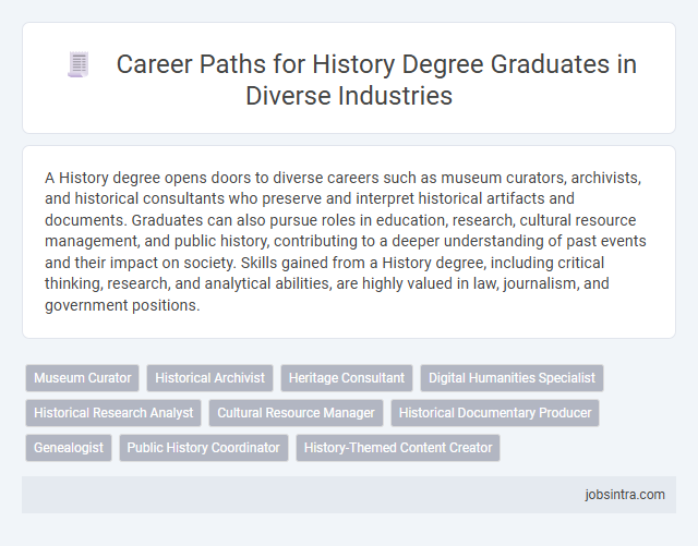 Career Paths for History Degree Graduates in Diverse Industries
