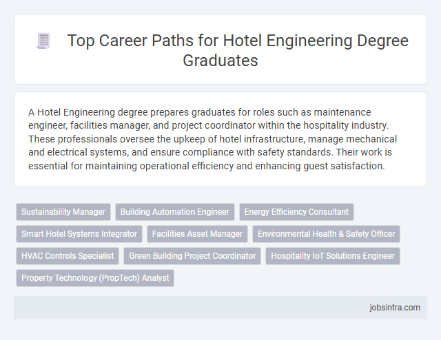 Top Career Paths for Hotel Engineering Degree Graduates