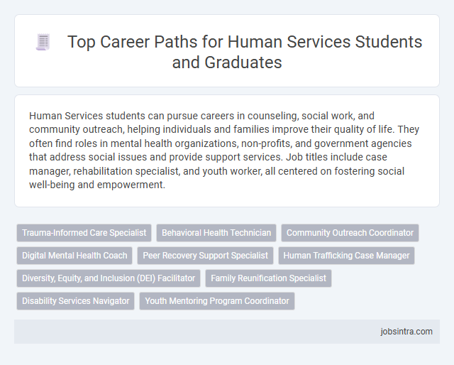 Top Career Paths for Human Services Students and Graduates