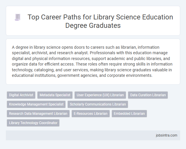 Top Career Paths for Library Science Education Degree Graduates
