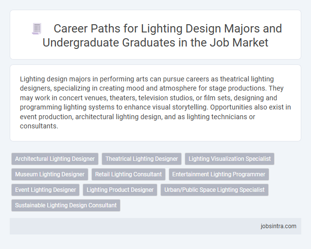 Career Paths for Lighting Design Majors and Undergraduate Graduates in the Job Market