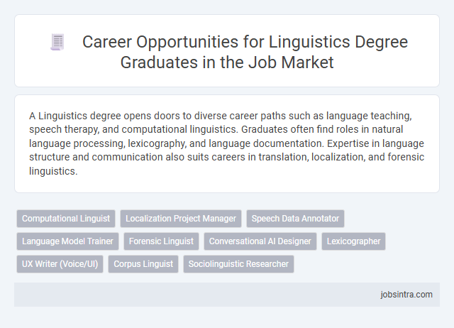 Career Opportunities for Linguistics Degree Graduates in the Job Market