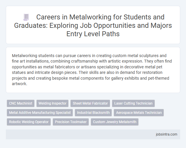 Careers in Metalworking for Students and Graduates: Exploring Job Opportunities and Majors Entry Level Paths