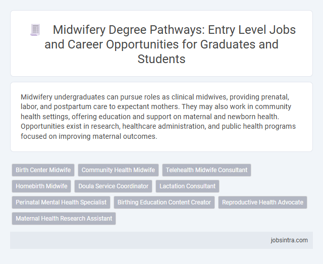 Midwifery Degree Pathways: Entry Level Jobs and Career Opportunities for Graduates and Students