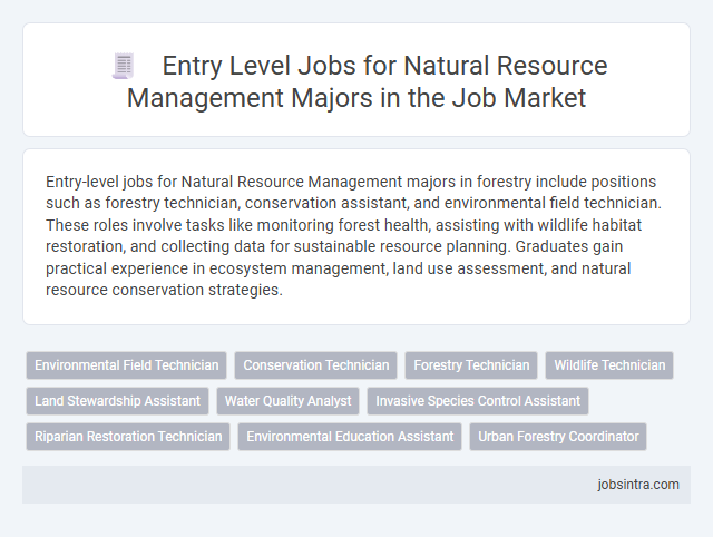 Entry Level Jobs for Natural Resource Management Majors in the Job Market