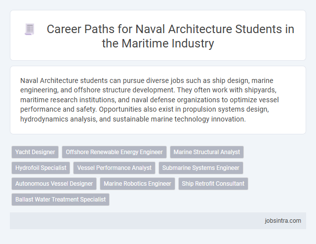 Career Paths for Naval Architecture Students in the Maritime Industry