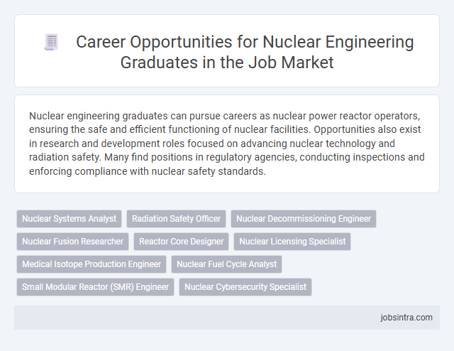 Career Opportunities for Nuclear Engineering Graduates in the Job Market