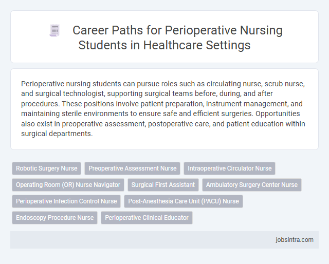 Career Paths for Perioperative Nursing Students in Healthcare Settings