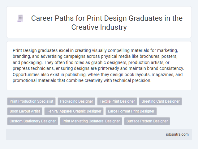 Career Paths for Print Design Graduates in the Creative Industry