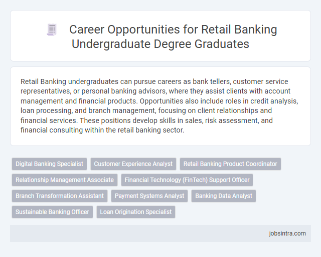 Career Opportunities for Retail Banking Undergraduate Degree Graduates
