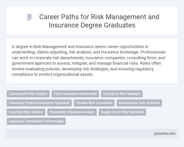 Career Paths for Risk Management and Insurance Degree Graduates