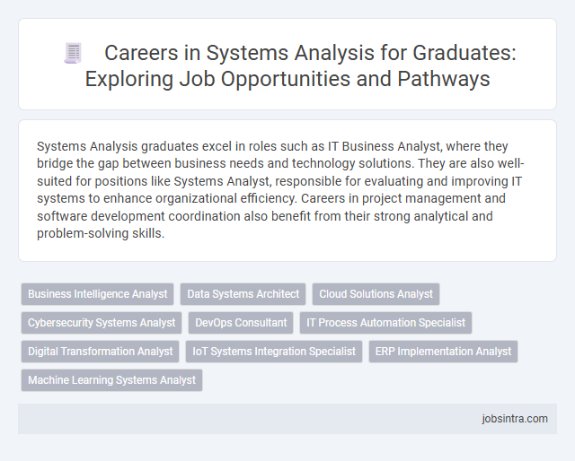 Careers in Systems Analysis for Graduates: Exploring Job Opportunities and Pathways