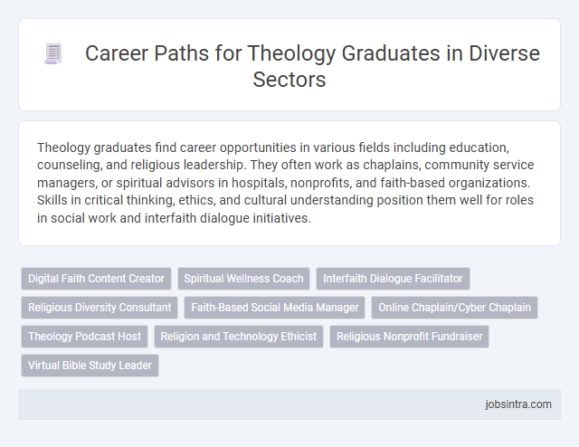 Career Paths for Theology Graduates in Diverse Sectors