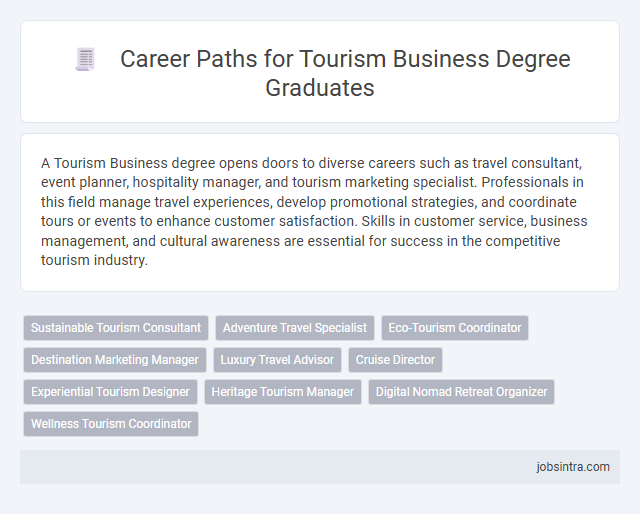 Career Paths for Tourism Business Degree Graduates