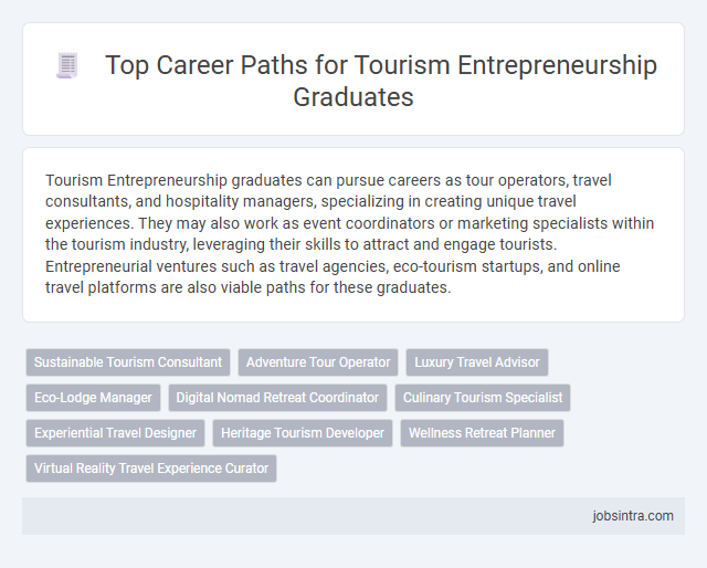 Top Career Paths for Tourism Entrepreneurship Graduates