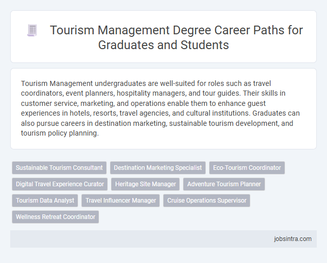 Tourism Management Degree Career Paths for Graduates and Students