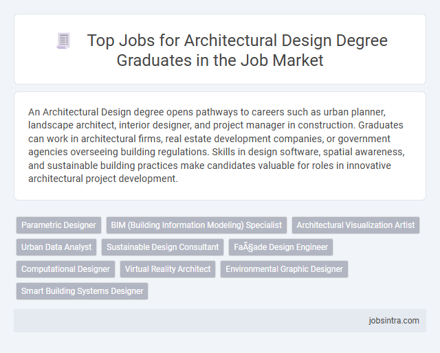 Top Jobs for Architectural Design Degree Graduates in the Job Market