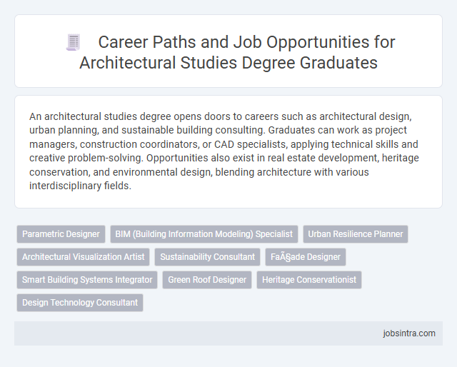 Career Paths and Job Opportunities for Architectural Studies Degree Graduates
