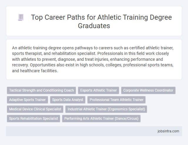 Top Career Paths for Athletic Training Degree Graduates