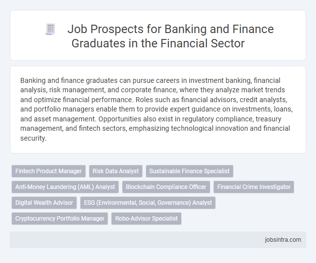 Job Prospects for Banking and Finance Graduates in the Financial Sector