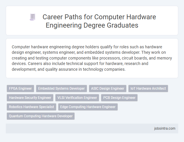 Career Paths for Computer Hardware Engineering Degree Graduates