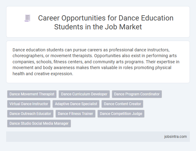 Career Opportunities for Dance Education Students in the Job Market