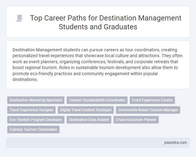 Top Career Paths for Destination Management Students and Graduates