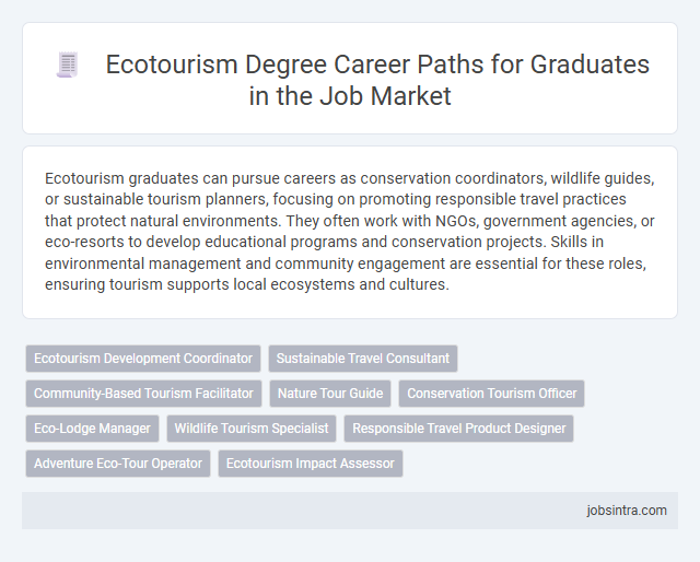 Ecotourism Degree Career Paths for Graduates in the Job Market