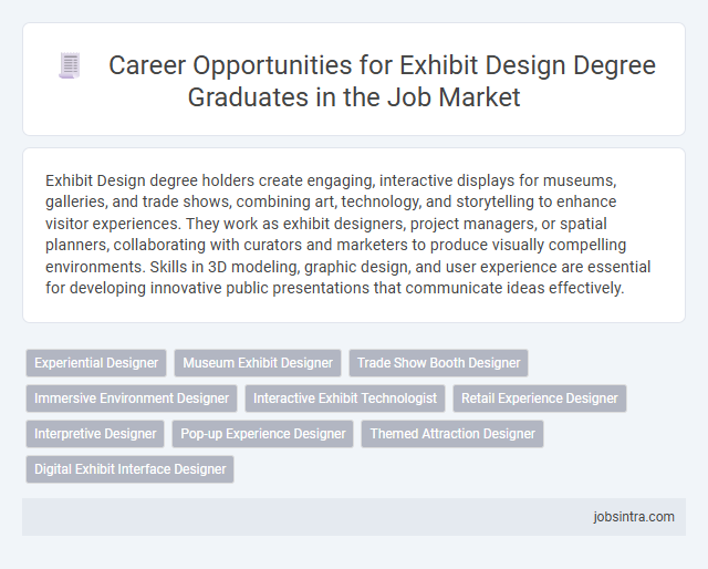 Career Opportunities for Exhibit Design Degree Graduates in the Job Market