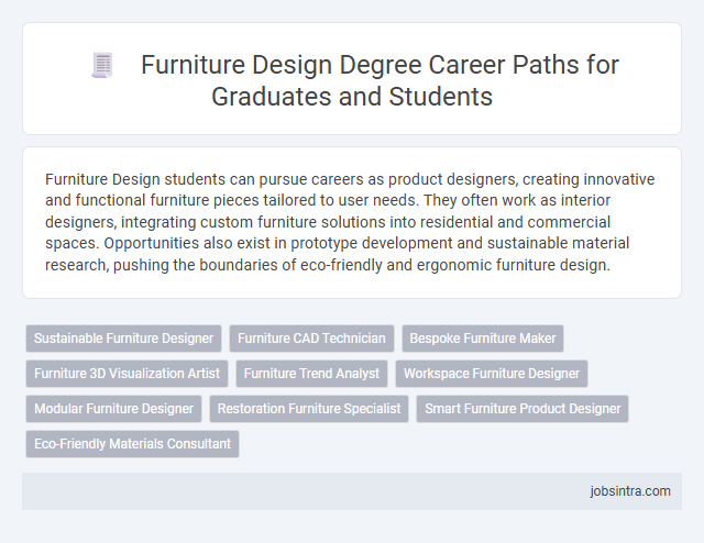 Furniture Design Degree Career Paths for Graduates and Students