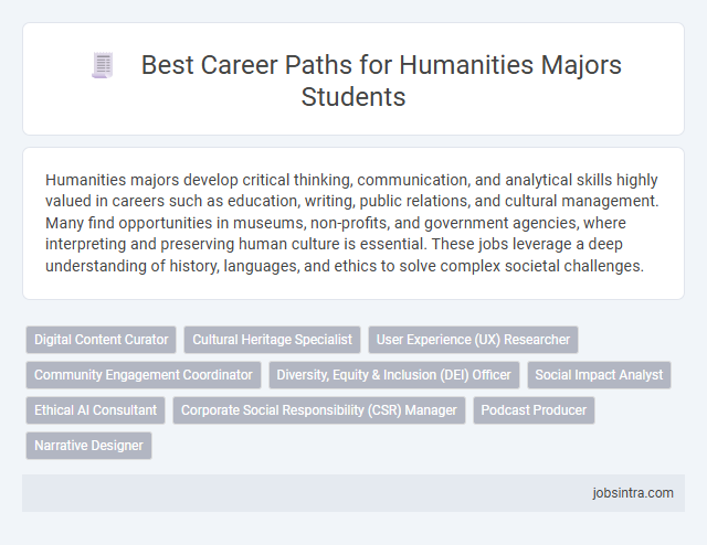 Best Career Paths for Humanities Majors Students