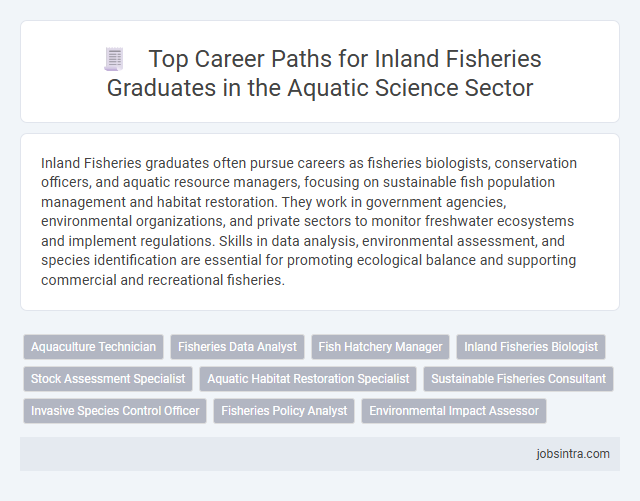 Top Career Paths for Inland Fisheries Graduates in the Aquatic Science Sector